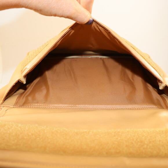 Vintage Terrapin Tan Leather Travel Backpack with Organizer Compartments - Picture 6 of 6